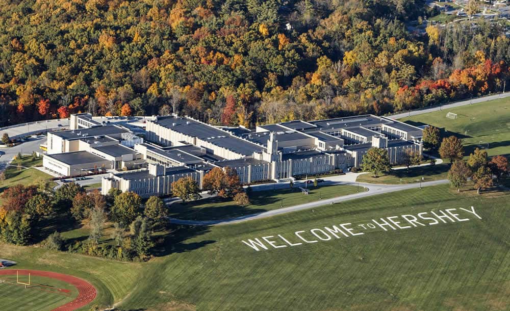 Air photo of Milton Hershey School